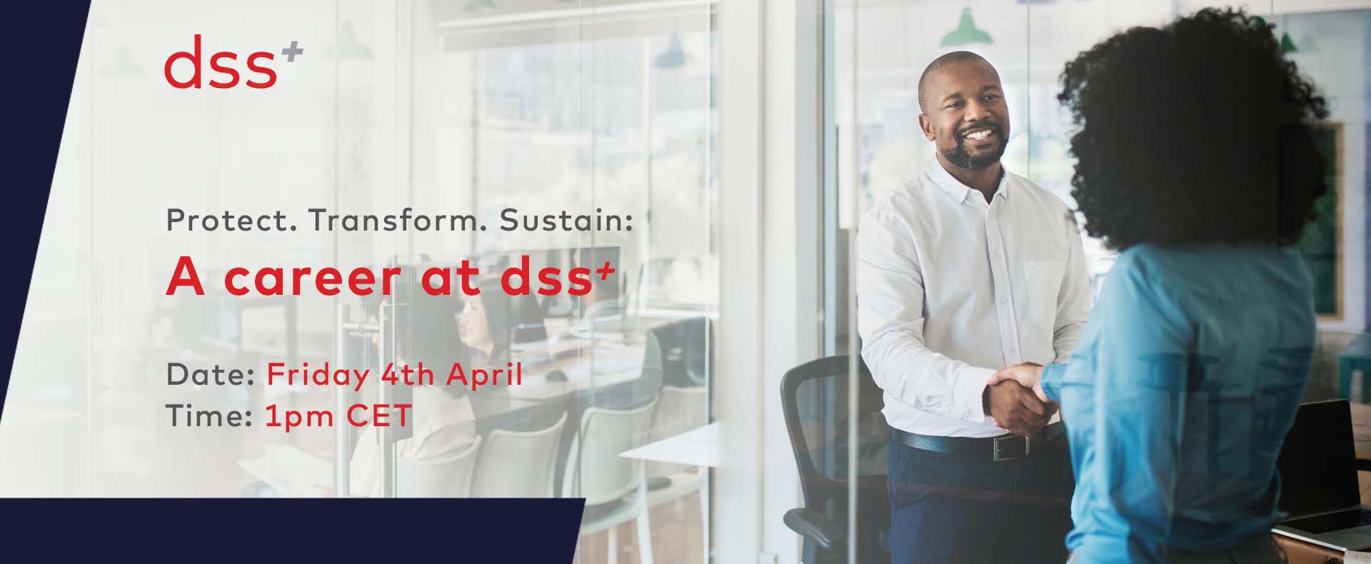 Join dss⁺ for an exclusive opportunity to get acquainted with us during our webinar.